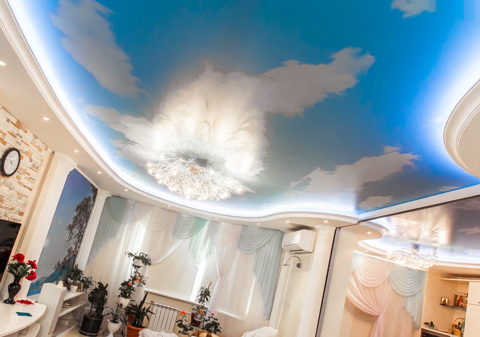 Заказать потолок с фотопечатью в г. Абинск
